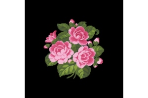 Дизайн (схема для вишивання) "Bouquet of roses (Букет рожевих троянд)" EP027